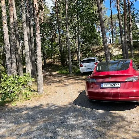 度假居 Fin Landlig Med Utsikt 萨普斯堡
