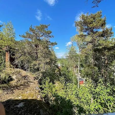 Fin Landlig Med Utsikt Feriehus